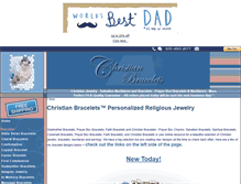 Tablet Screenshot of christianbracelets.com